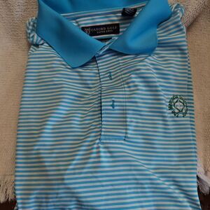 Oxford Golf Super Dry Polo Turquoise Size L